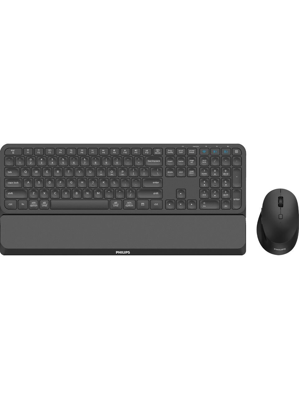 PHILIPS KABLOSUZ KLAVYE&MOUSE SET SPT6607 SİYAH