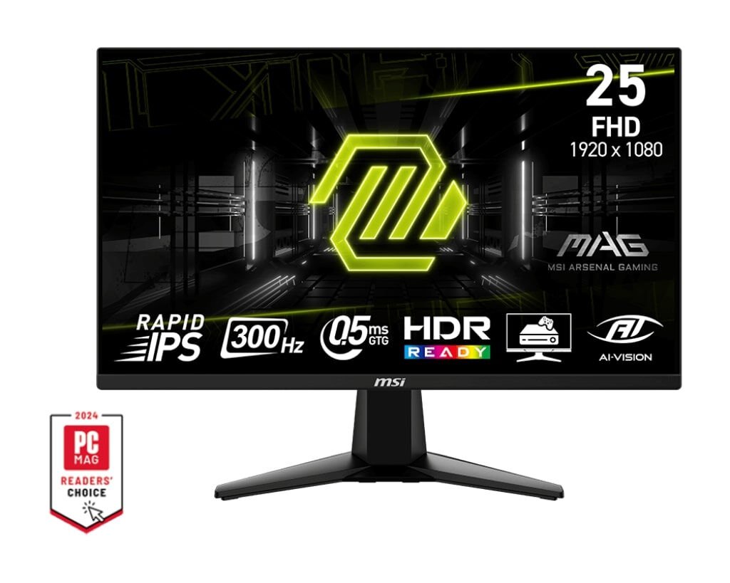 24.5 MSI MAG 255XF IPS 0.5MS 300HZ FHD GAMING