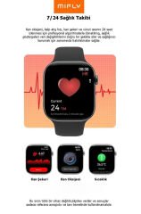 MIFLY S10 PRO SIYAH AKILLI SAAT