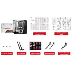 MSI MPG B650I EDGE WIFI DDR5 HDMI M.2 USB 3.2 LAN WİFİ MITX AM5