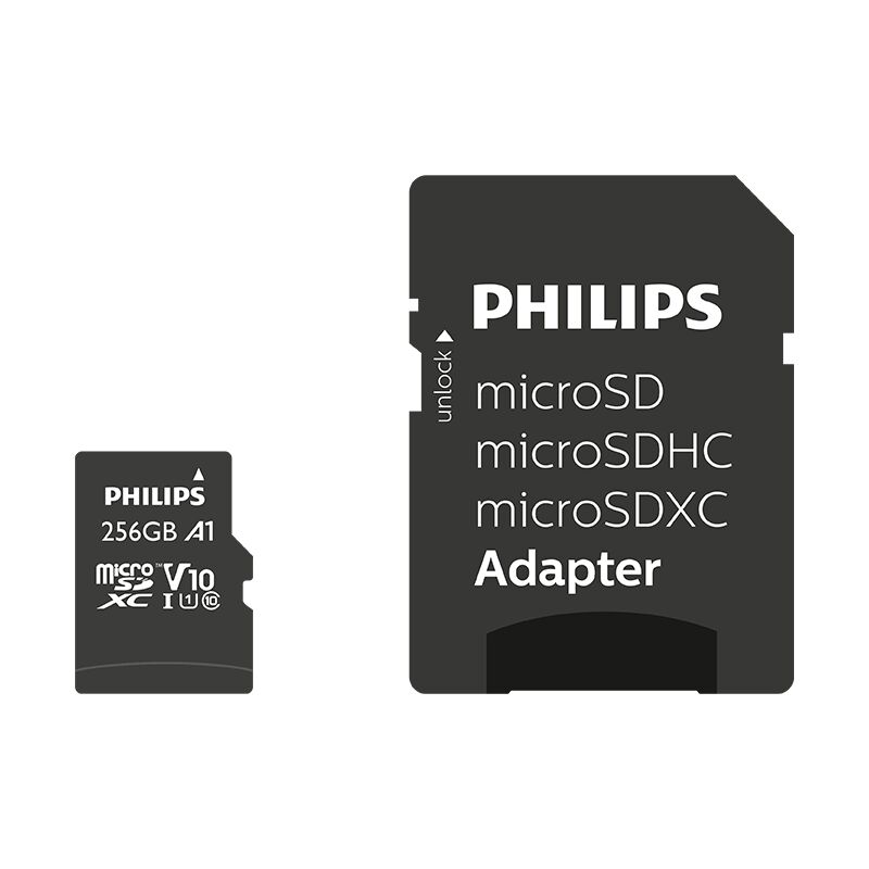 PHILIPS 256GB MICRO SDXC 80 MB/S C10 FM25MP45B/00