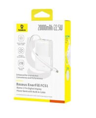 BASEUS ENERFILL FC51 BIPOW2 PRO 10000 22.5W BEYAZ
