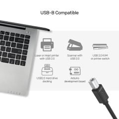 UNITEK USB-A TO USB-B YAZICI KABLO 3MT (Y-C420GBK)