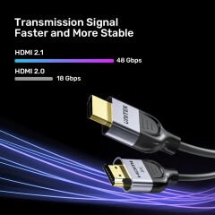 UNITEK HDMI2.1 KABLO 2MT 8K&60Hz (C11086GY-2M)