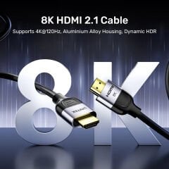 UNITEK HDMI2.1 KABLO 1.5MT 8K&60Hz (C11086GY-1.5M)