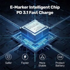 UNITEK TYPE-C HIZLI ŞARJ 2MT 240W (C14110GY-2M)