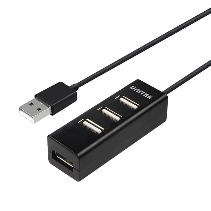 UNITEK TYPE-A TO 4 PORT USB HUB 80CM KABLO(Y-2140)