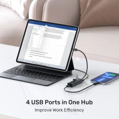 UNITEK TYPE-C TO 4 PORT USB 3.0 + TYPE-C (Y-3089Z)