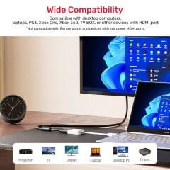 UNITEK HDMI TO VGA DÖNÜŞTÜRÜCÜ 1080P&60Hz(Y-6333C)