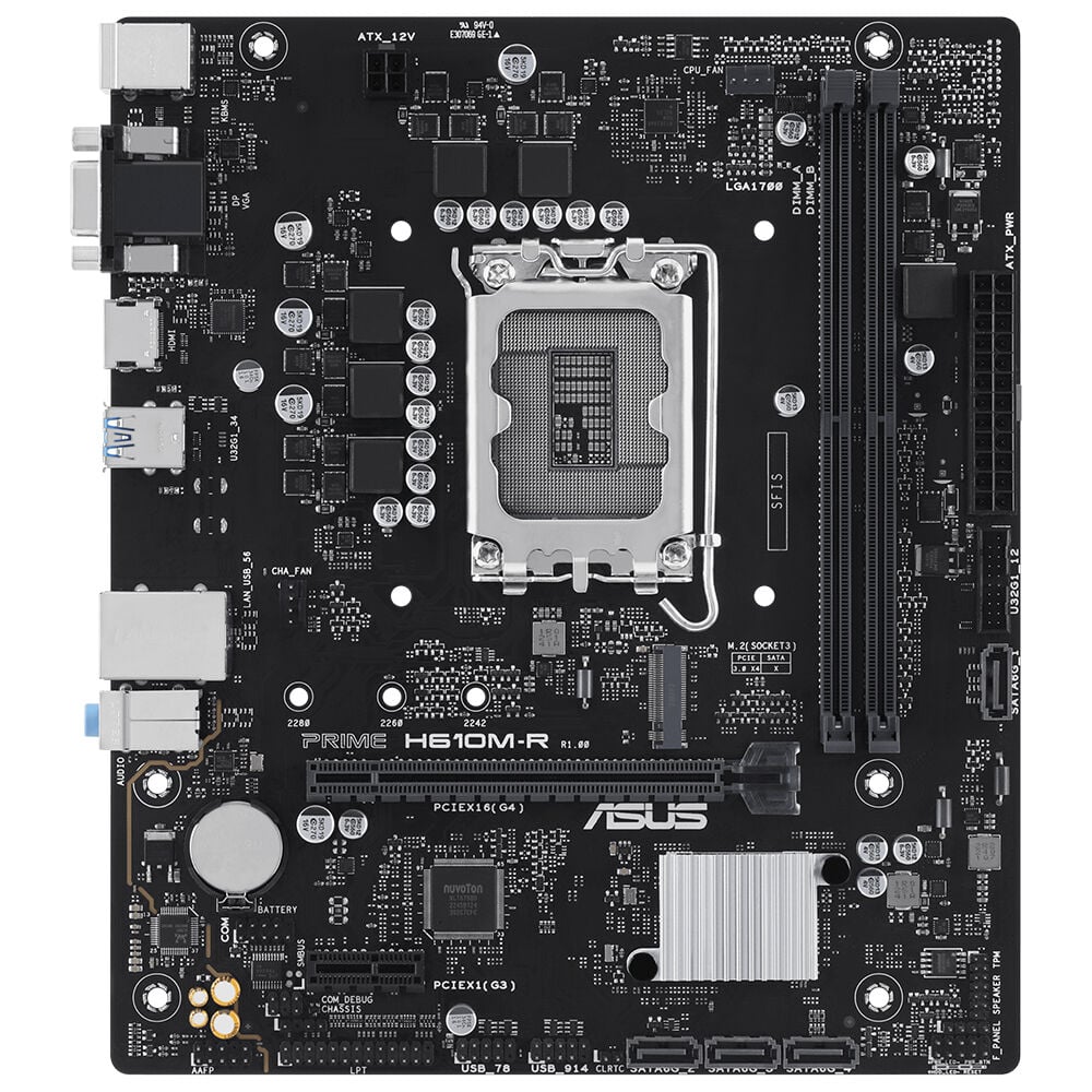 ASUS PRIME H610M-R D5-SI  DDR5  MATX 1700P